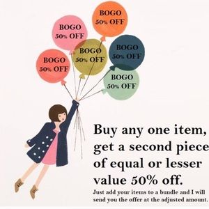 BOGO 50% off!
